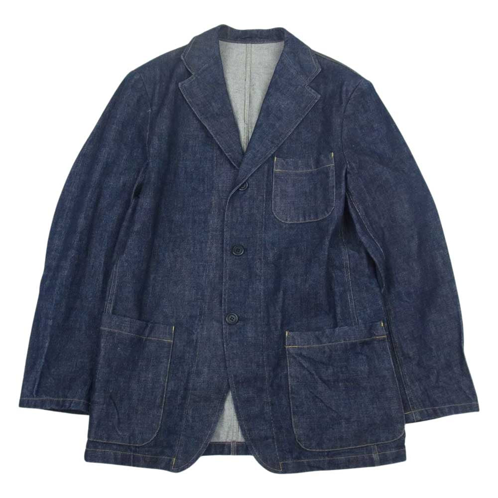 リチャード ジェームス デニム テーラード ジャケット インディゴブルー系 38【美品】【中古】
