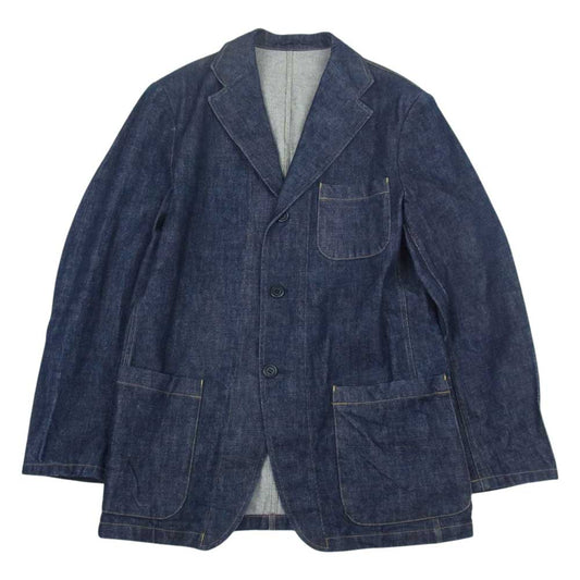 リチャード ジェームス デニム テーラード ジャケット インディゴブルー系 38【美品】【中古】