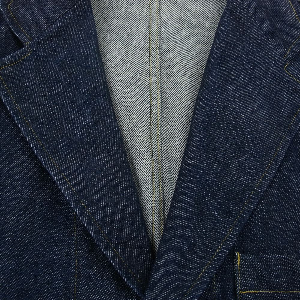 リチャード ジェームス デニム テーラード ジャケット インディゴブルー系 38【美品】【中古】