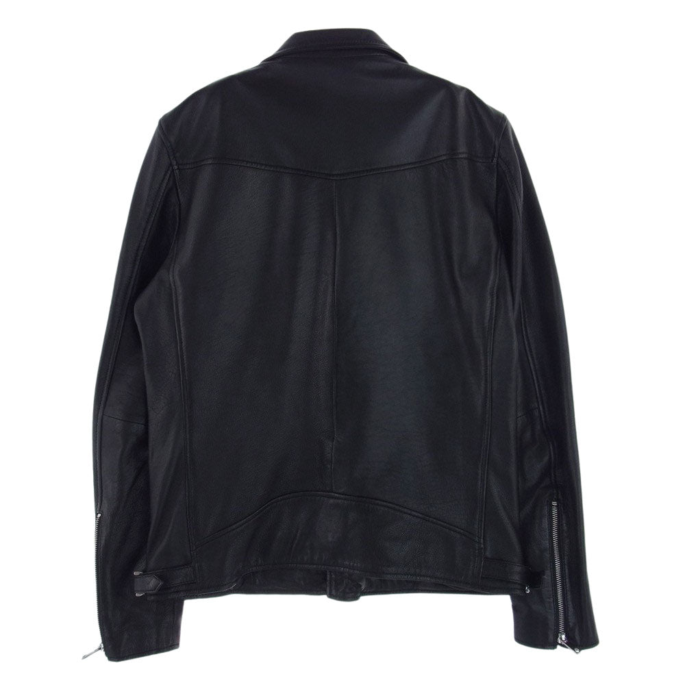 ユナイテッド トウキョウ シープスキン ダブル ライダース ジャケット ブラック系 1【中古】