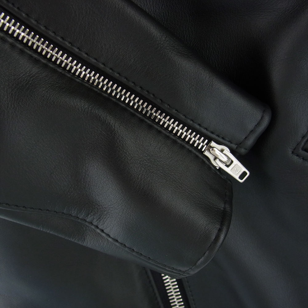 Lewis Leathers ルイスレザー 441T TIGHT FIT CYCLONE サイクロン タイトフィット カウレザー ライダース ジャケット ブラック系 38【美品】【中古】
