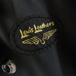 Lewis Leathers ルイスレザー 441T TIGHT FIT CYCLONE サイクロン タイトフィット カウレザー ライダース ジャケット ブラック系 38【美品】【中古】