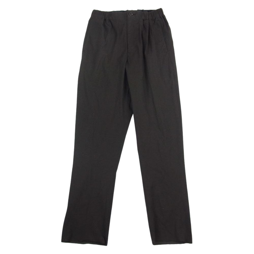 山内 ヤマウチ 20SS 20s65 Free cut Hard twist punch Pants フリーカット ツイスト イージー スラックス パンツ ブラウン系 2【中古】