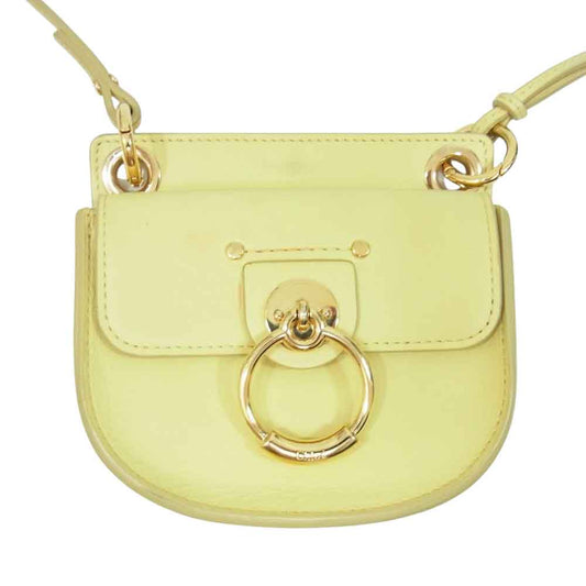 Chloe クロエ TESS テス スモール ショルダーバッグ イエロー系【中古】