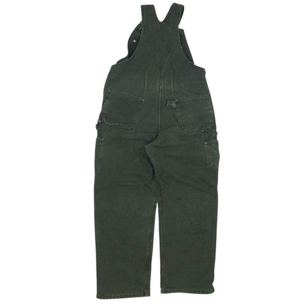 Carhartt カーハート USA製 ダック オーバオール カーキ系 36【中古】