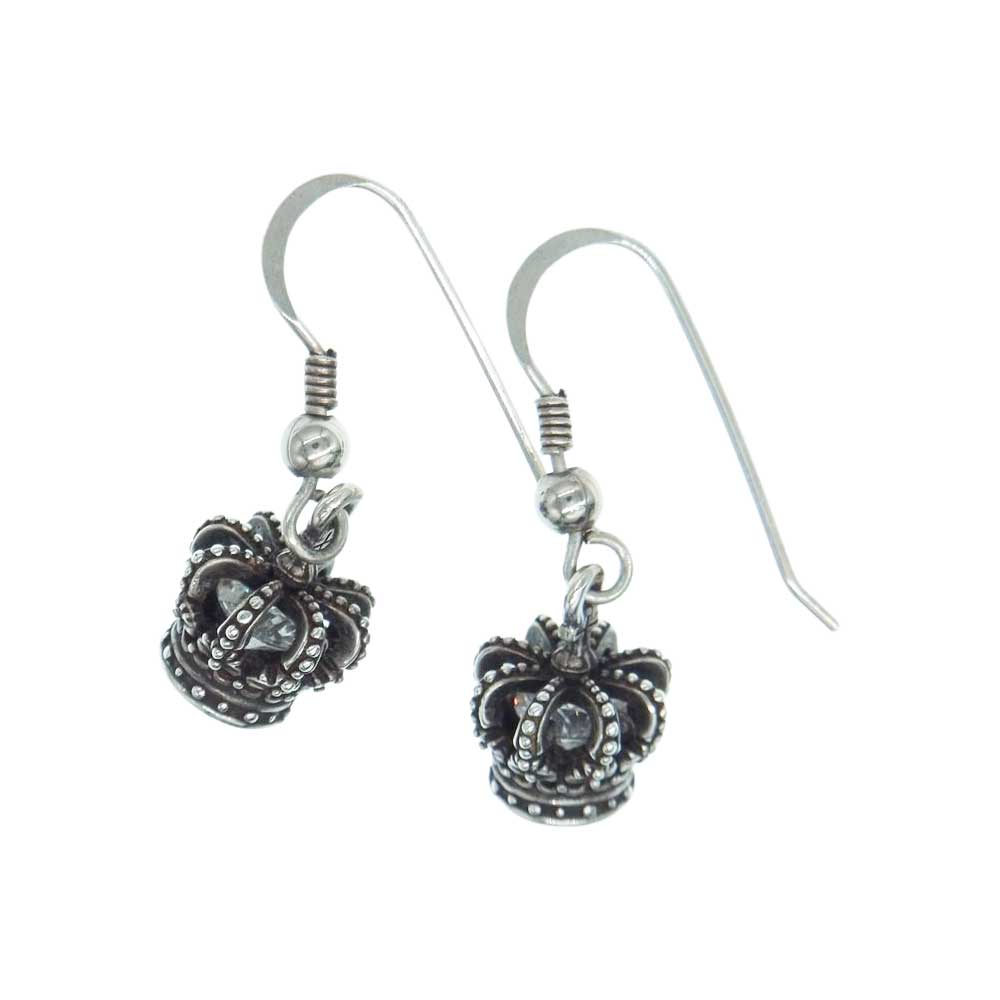 Justin Davis ジャスティンデイビス SEJ105 CROWN GLORY クラウン グローリー ピアス 両耳用 シルバー系【中古】