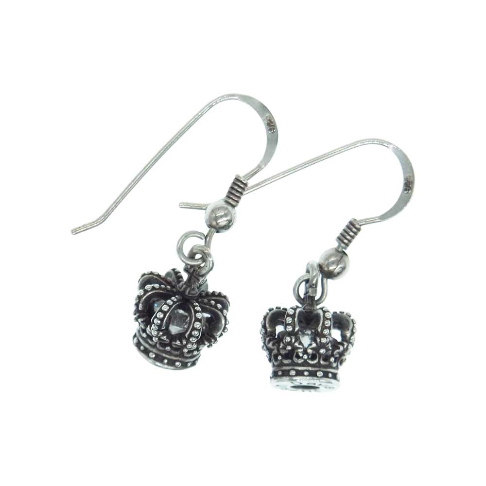 Justin Davis ジャスティンデイビス SEJ105 CROWN GLORY クラウン グローリー ピアス 両耳用 シルバー系【中古】