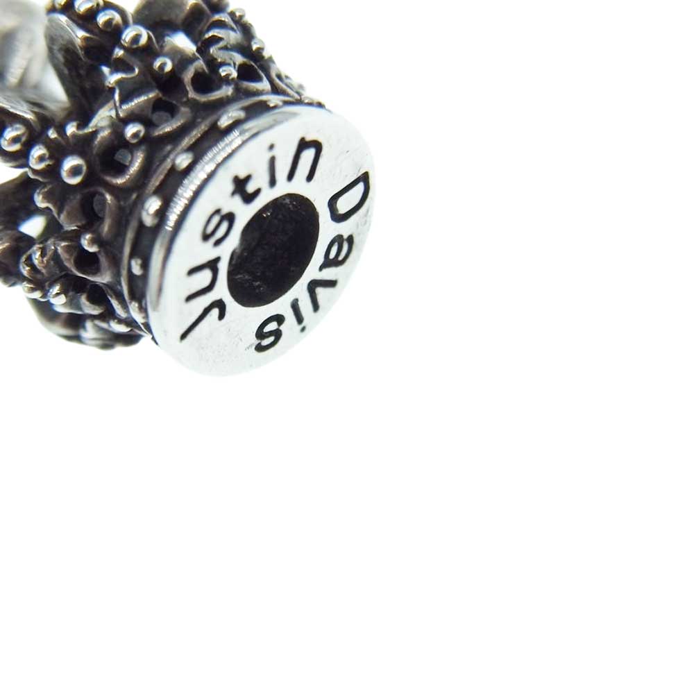 Justin Davis ジャスティンデイビス SEJ105 CROWN GLORY クラウン グローリー ピアス 両耳用 シルバー系【中古】