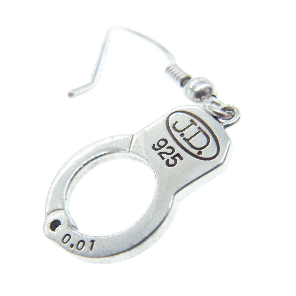 Justin Davis ジャスティンデイビス SEJ160 LOVE CUFF 1DIA 1ダイヤ ラブ カフ ピアス 片耳用 シルバー系【中古】