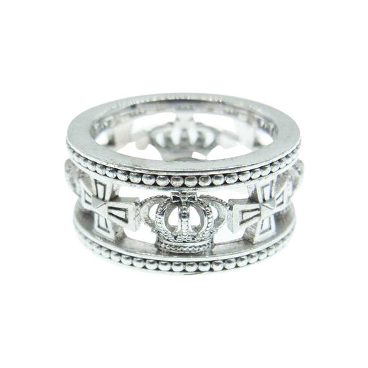Justin Davis ジャスティンデイビス SRJ175 MEDIEVAL WEDDING BAND ウェディング バンド リング シルバー系 約15号【中古】