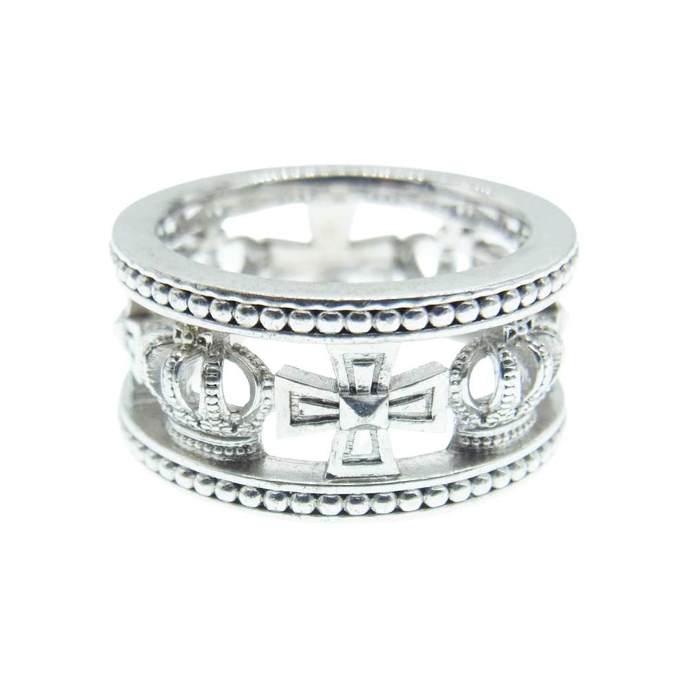 Justin Davis ジャスティンデイビス SRJ175 MEDIEVAL WEDDING BAND ウェディング バンド リング シルバー系 約15号【中古】