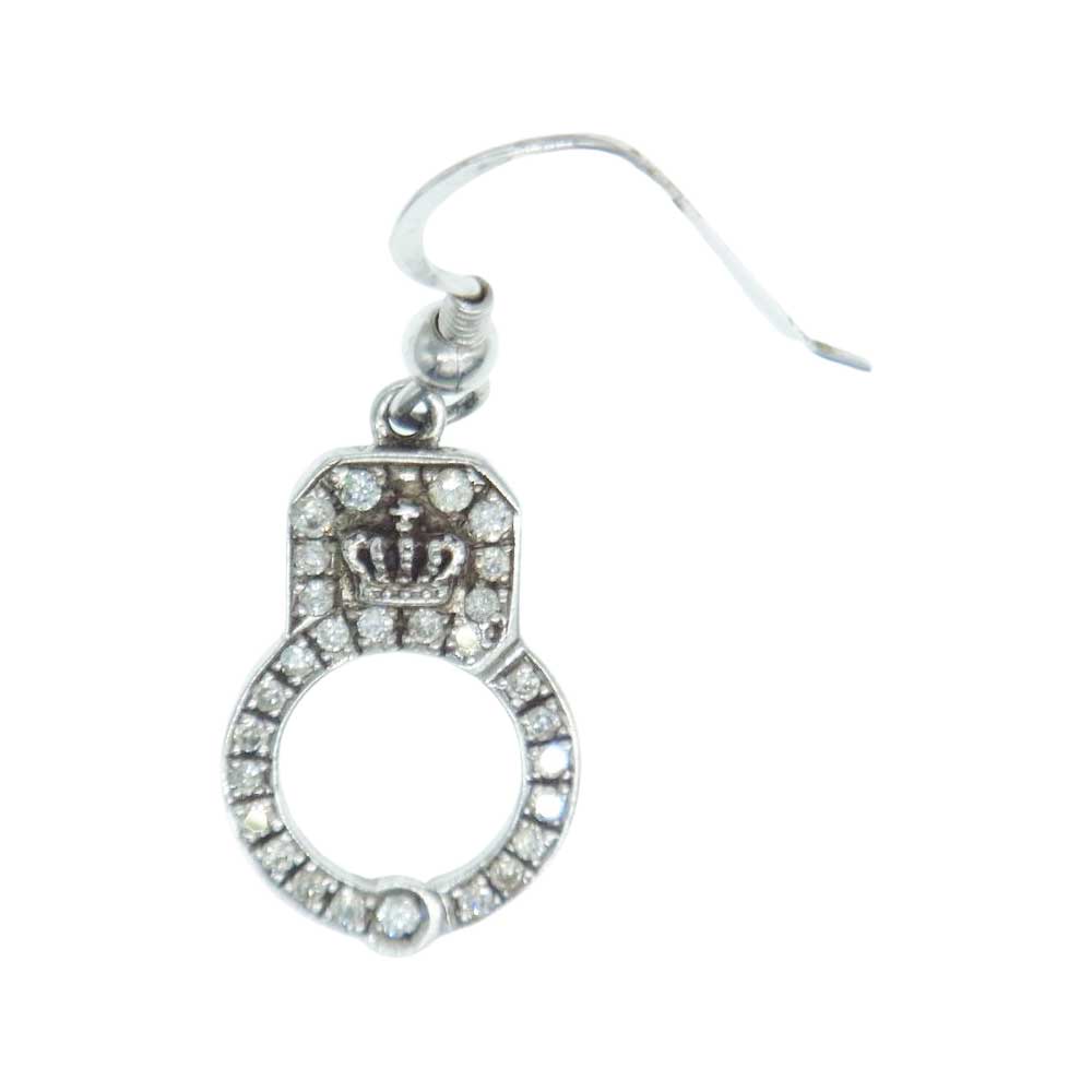 Justin Davis ジャスティンデイビス SEJ160 LOVE CUFF PAVE DIA パヴェダイヤ ラブ カフ ピアス 片耳用 シルバー系【中古】