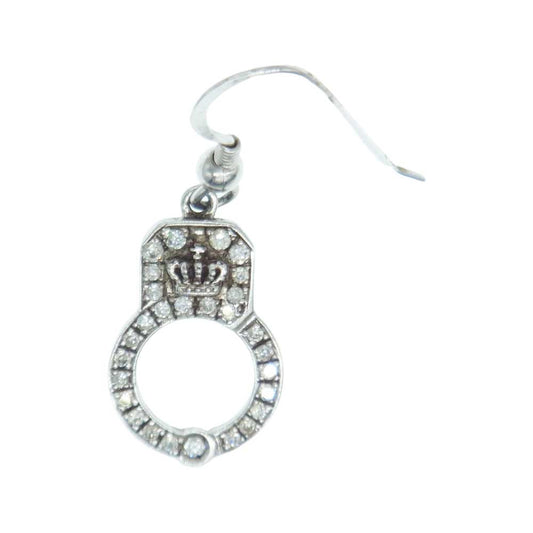 Justin Davis ジャスティンデイビス SEJ160 LOVE CUFF PAVE DIA パヴェダイヤ ラブ カフ ピアス 片耳用 シルバー系【中古】