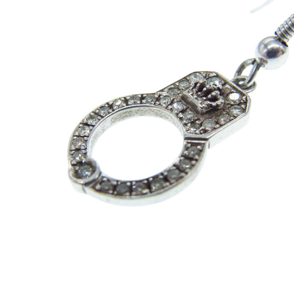 Justin Davis ジャスティンデイビス SEJ160 LOVE CUFF PAVE DIA パヴェダイヤ ラブ カフ ピアス 片耳用 シルバー系【中古】