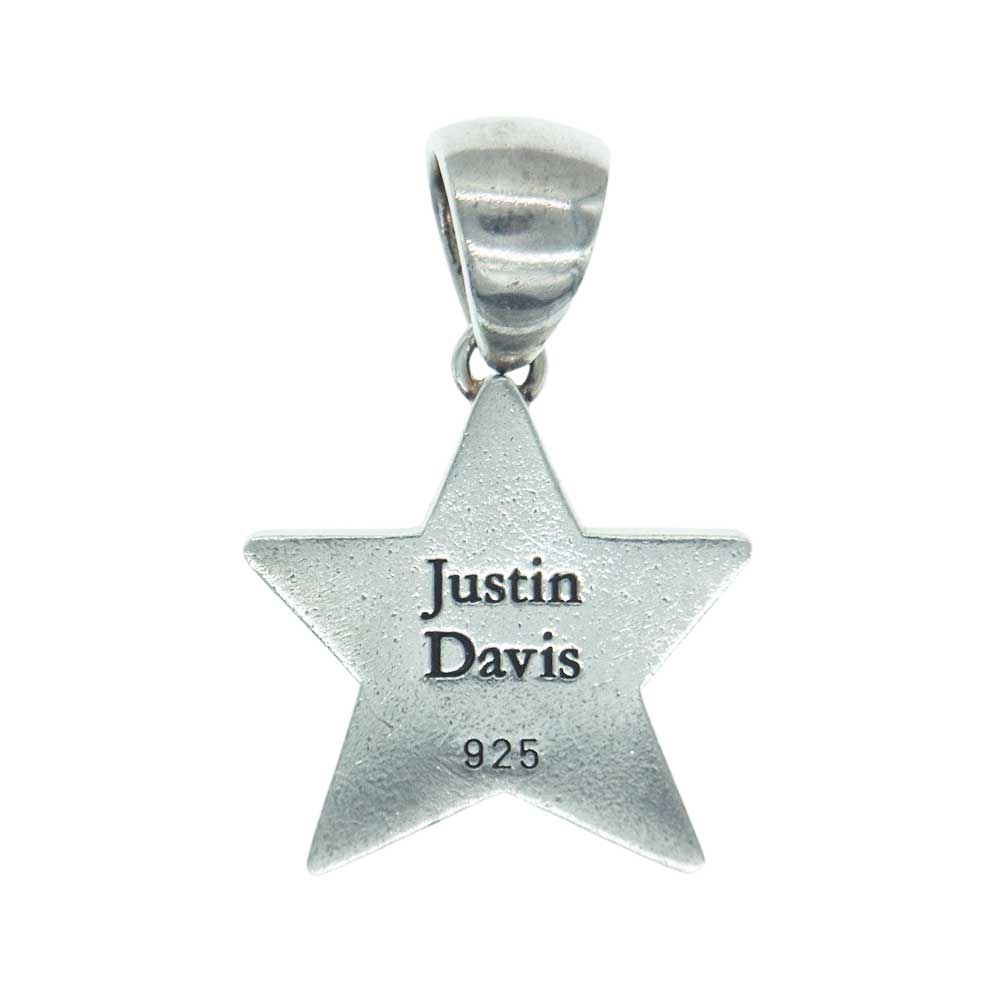 Justin Davis ジャスティンデイビス SPJ150 VIVA SUPER STAR CLEAR スーパースター ペンダントトップ クリア シルバー系【中古】