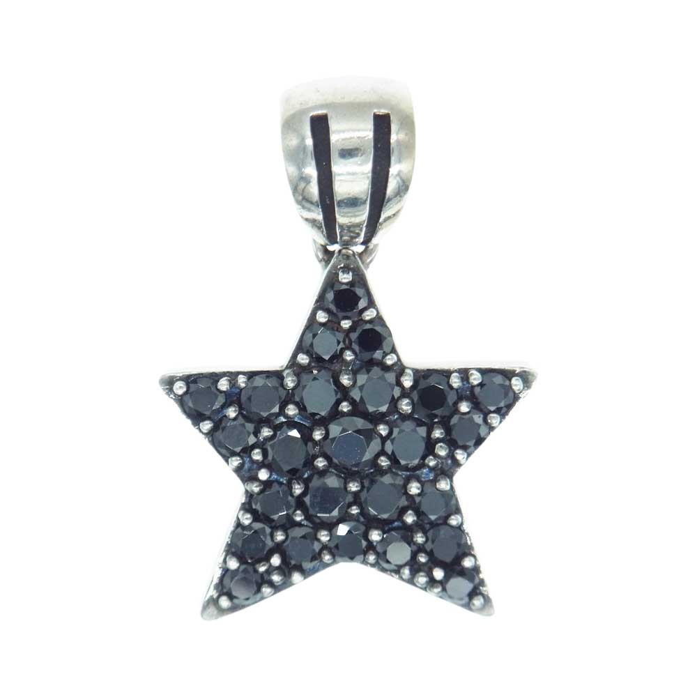 Justin Davis ジャスティンデイビス SPJ150 VIVA SUPER STAR BLACK スーパースター ペンダントトップ ブラック シルバー系 ブラック系【中古】