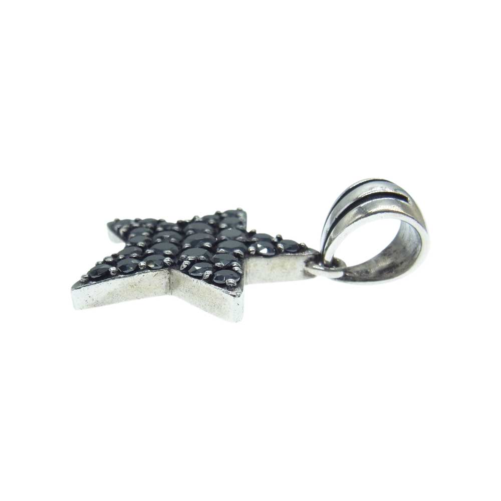 Justin Davis ジャスティンデイビス SPJ150 VIVA SUPER STAR BLACK スーパースター ペンダントトップ ブラック シルバー系 ブラック系【中古】