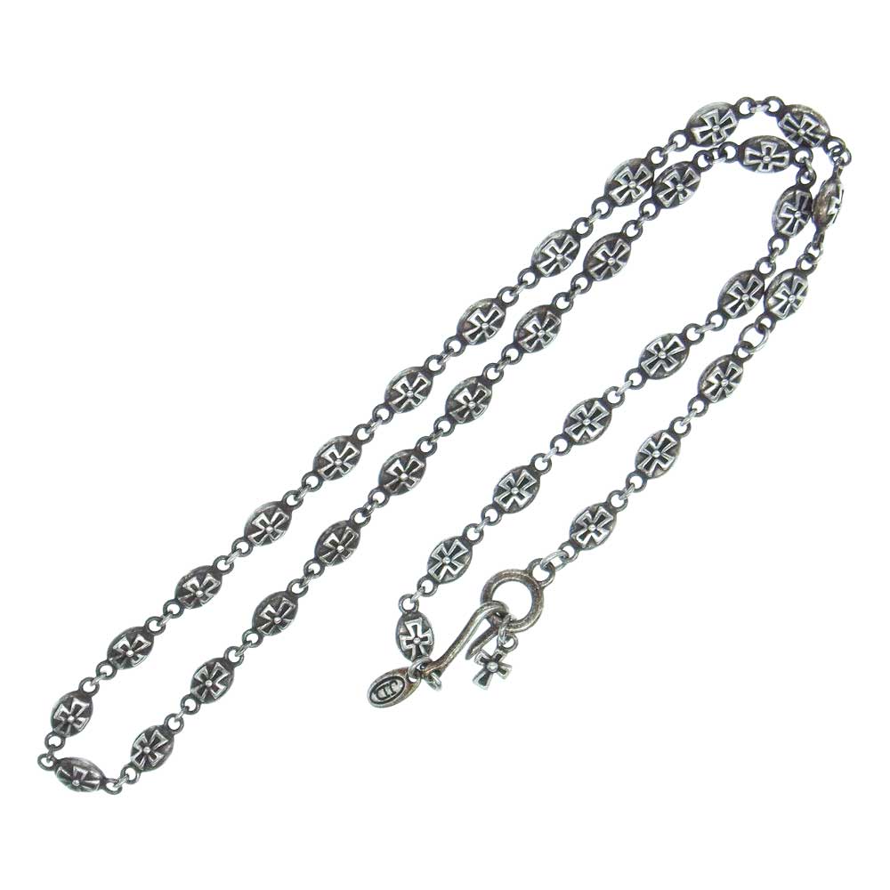 Justin Davis ジャスティンデイビス SNJ125 TINY CROSS CHAIN 50cm タイニークロス チェーン ネックレス シルバー系【中古】