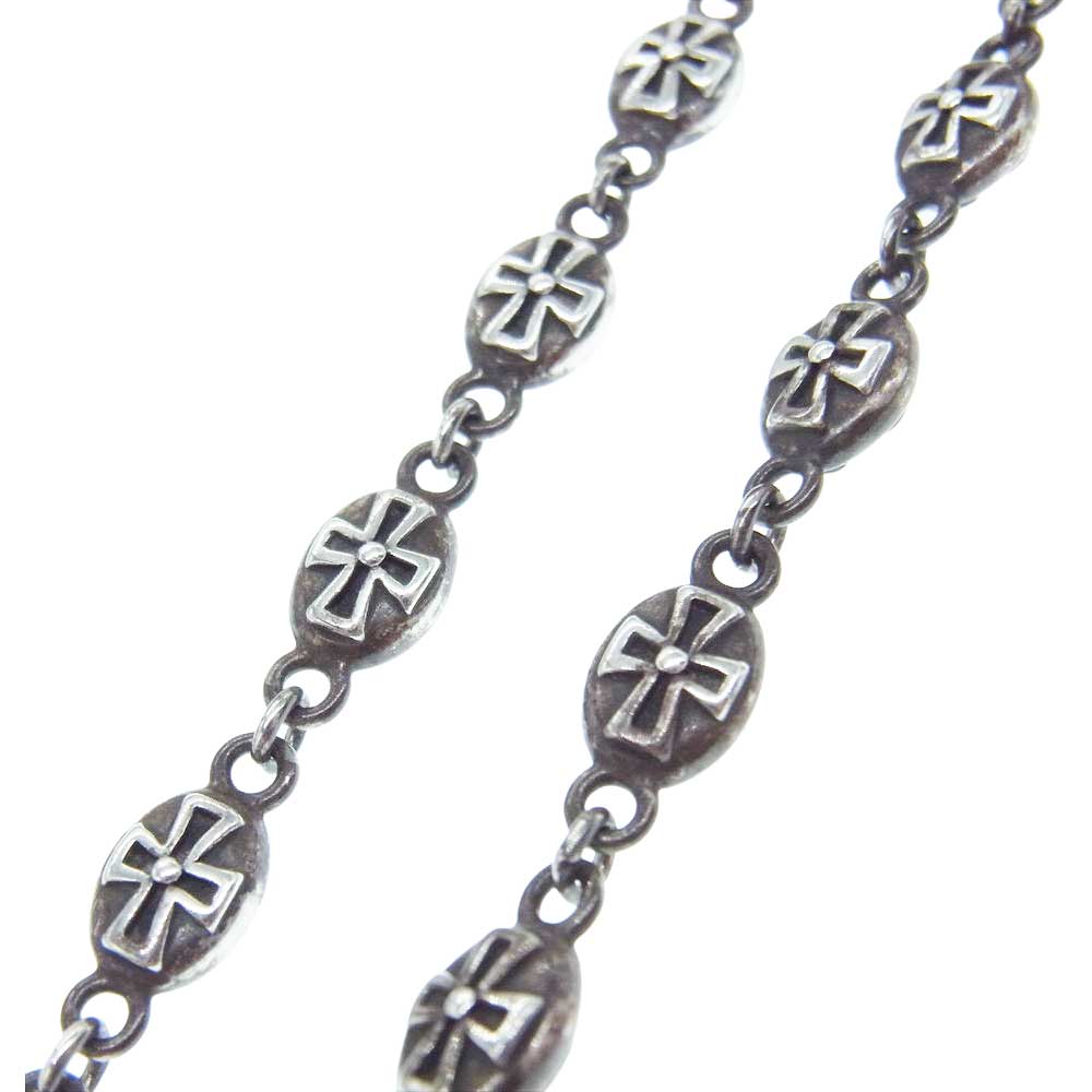 Justin Davis ジャスティンデイビス SNJ125 TINY CROSS CHAIN 50cm タイニークロス チェーン ネックレス シルバー系【中古】