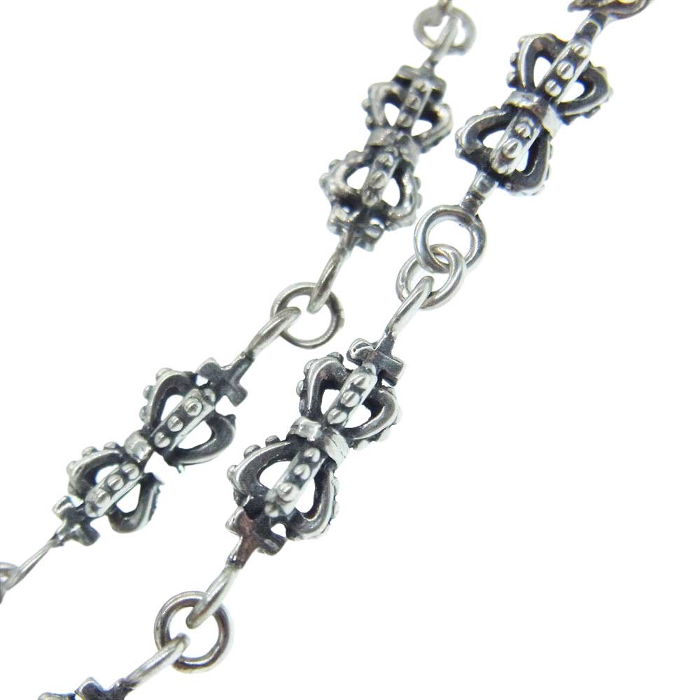 Justin Davis ジャスティンデイビス SNJ106 Double Crown Chain ダブル クラウン ネックレス チェーン 45cm シルバー系【中古】