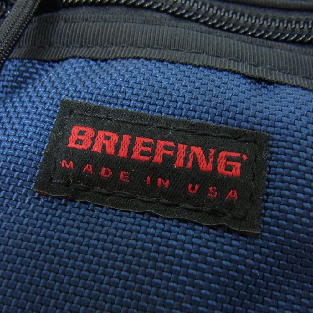 BRIEFING ブリーフィング ナイロン コインケース ネイビー系【中古】