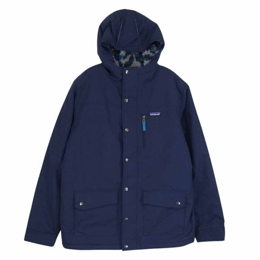 patagonia パタゴニア 19AW 68460 Kids' Infurno Jacket キッズ インファーノ フリース インナー ナイロン シェル ジャケット ネイビー系 XXL【中古】