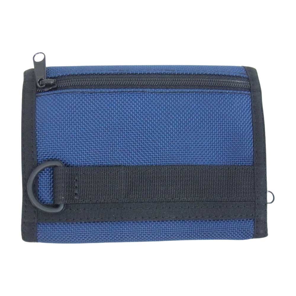 BRIEFING ブリーフィング BRF067219 WALLET-1 ナイロン 三つ折り ウォレット 財布 ネイビー系【中古】