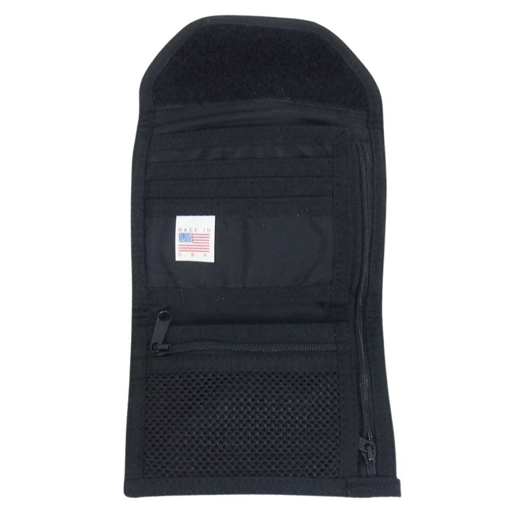 BRIEFING ブリーフィング BRF067219 WALLET-1 ナイロン 三つ折り ウォレット 財布 ネイビー系【中古】