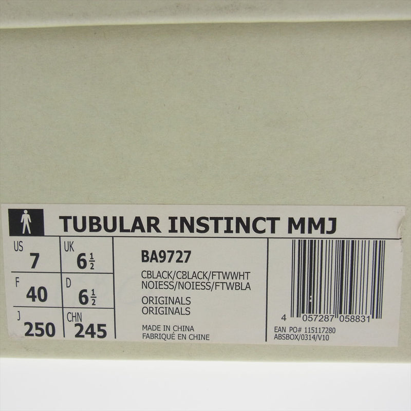 adidas アディダス BA9727 × mastermind japan マスターマインド ジャパン TUBLAR INSTINCT MMJ チュブラー スニーカー ブラック系 25cm【中古】