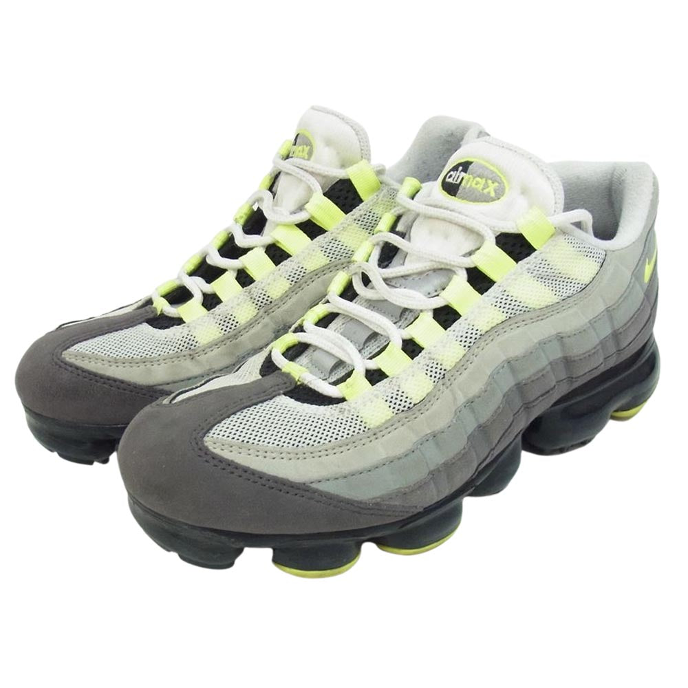 NIKE ナイキ AJ7292-001 Air Vapormax 95 Neon エア ヴェイパーマックス 95 ネオン イエロー系 25.5cm【中古】