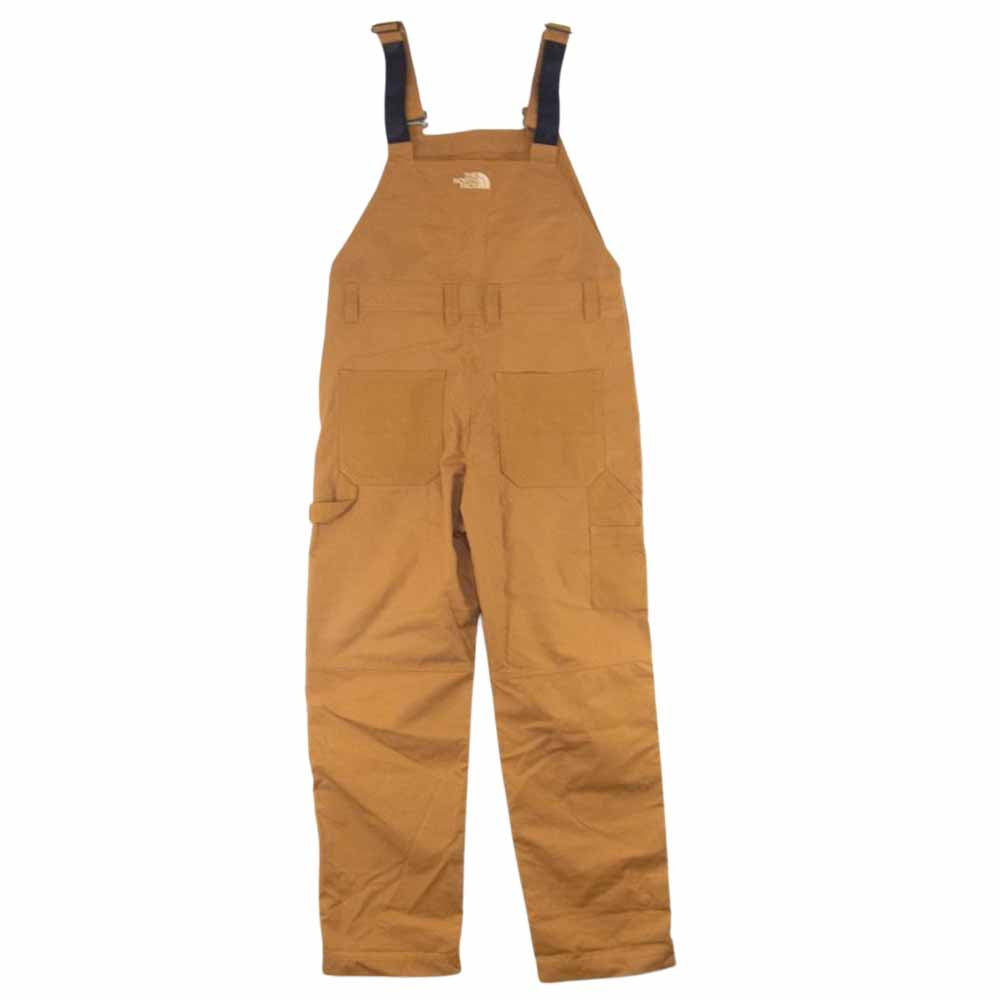 THE NORTH FACE ノースフェイス NB81946 Firefly Overall ファイヤー フライ リップストップ オーバーオール ブラウン系 S【中古】
