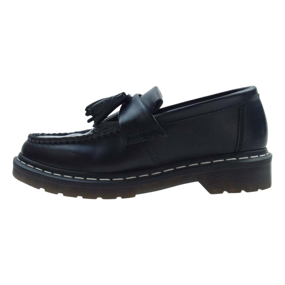Dr.Martens ドクターマーチン 26805001 ADRIAN WS TASSLE LOAFER エイドリアン ホワイトステッチ タッセルローファー ブラック系 UK6【中古】