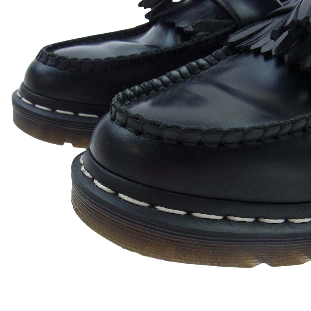Dr.Martens ドクターマーチン 26805001 ADRIAN WS TASSLE LOAFER エイドリアン ホワイトステッチ タッセルローファー ブラック系 UK6【中古】