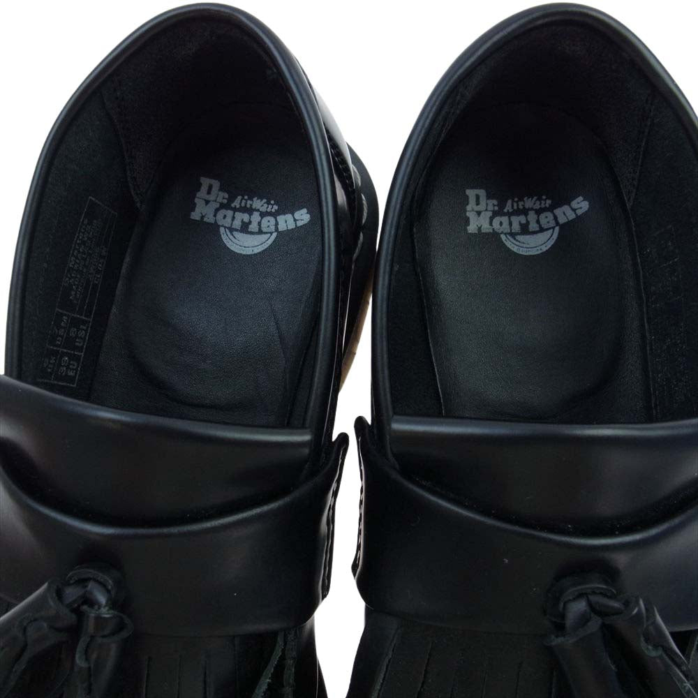 Dr.Martens ドクターマーチン 26805001 ADRIAN WS TASSLE LOAFER エイドリアン ホワイトステッチ タッセルローファー ブラック系 UK6【中古】