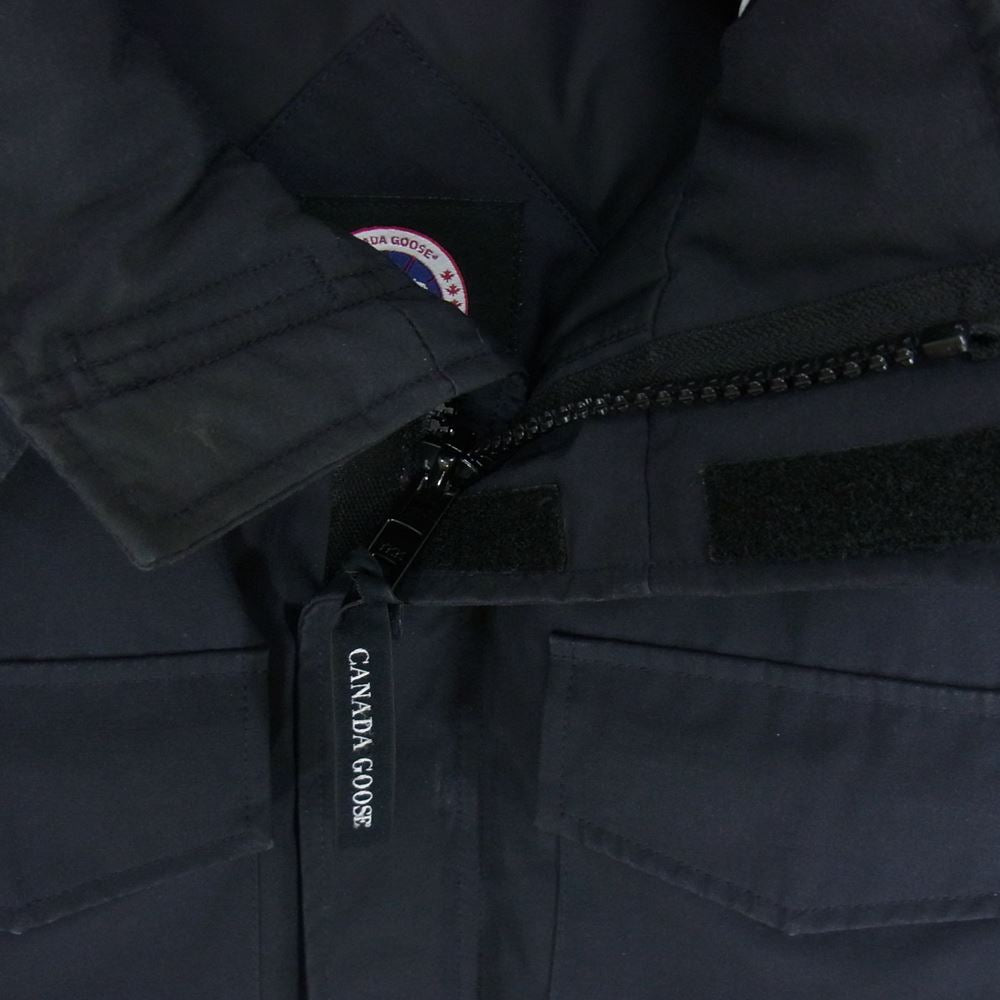 CANADA GOOSE カナダグース 4078JM 国内正規品 グリフィンタグ KAMLOOPS カムループス ダウン ジャケット ブラック系 S/P【中古】