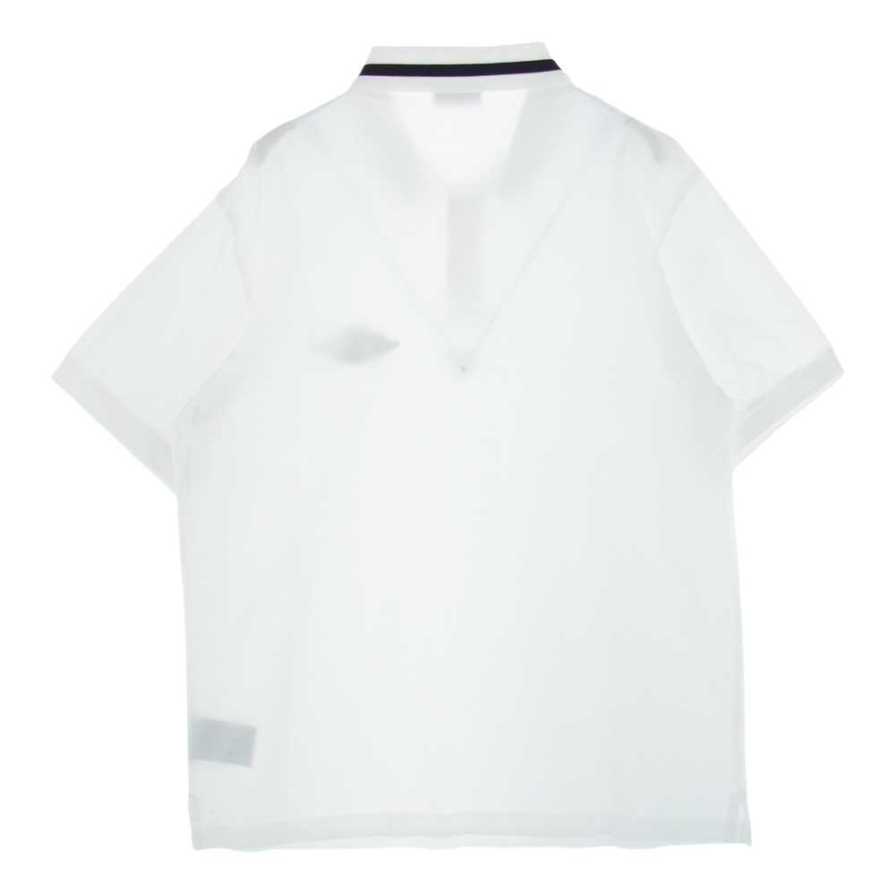 Dior ディオール 20AW 033J806A0448 NIKE AIR DIOR ナイキ エアディオール ロゴ刺繍 ポロシャツ ホワイト系 L【中古】