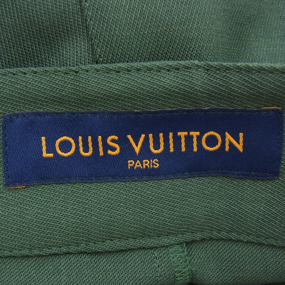 LOUIS VUITTON ルイ・ヴィトン 22SS 1A9GNW LV ソフトカーゴパンツ グリーン系 44【美品】【中古】