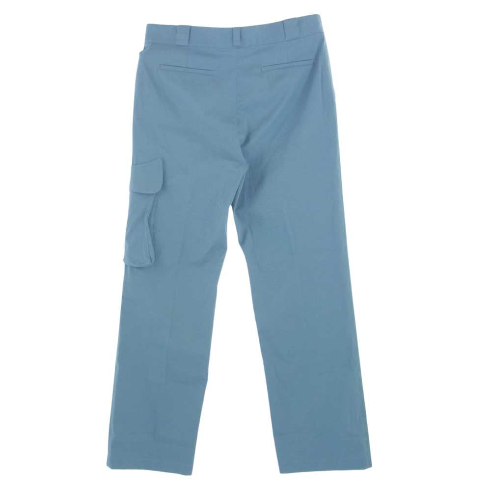 LOUIS VUITTON ルイ・ヴィトン 22SS 1A9GNW LV レギュラー チノ カーゴ パンツ ライトブルー系 42【美品】【中古】