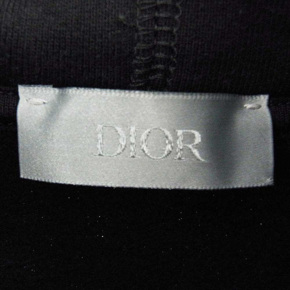 Dior ディオール 20AW 033J646A0531 Shawn Stussy SHOCK THE WORLD ステューシー パーカー ブラック系 L【中古】