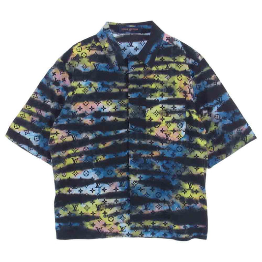 LOUIS VUITTON ルイ・ヴィトン 21AW 1A9A2P タイダイ モノグラム 半袖 シャツ マルチカラー系 XL【中古】