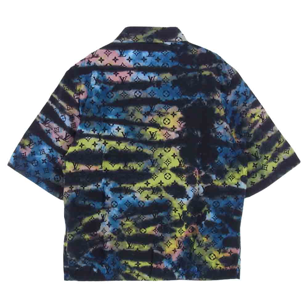 LOUIS VUITTON ルイ・ヴィトン 21AW 1A9A2P タイダイ モノグラム 半袖 シャツ マルチカラー系 XL【中古】