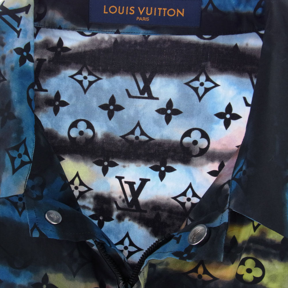 LOUIS VUITTON ルイ・ヴィトン 21AW 1A9A2P タイダイ モノグラム 半袖 シャツ マルチカラー系 XL【中古】