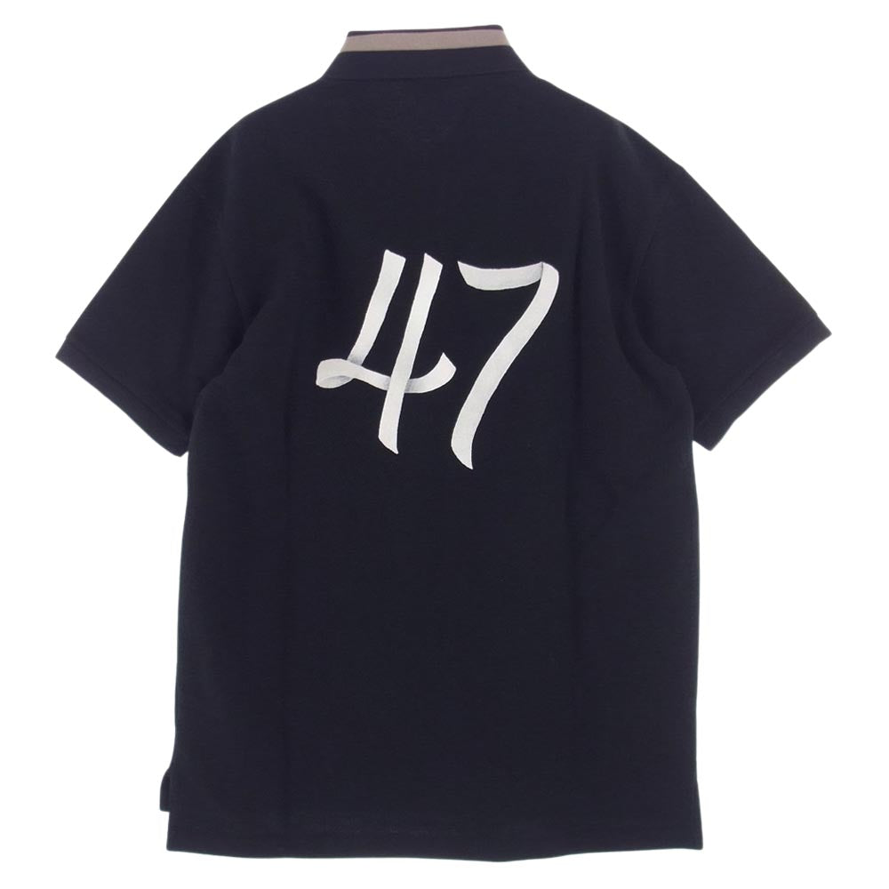Dior ディオール 22AW 293J831A0455 ロゴ刺繍 ポロシャツ ブラック系 XL【中古】