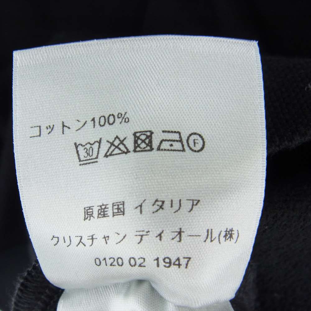 Dior ディオール 22AW 293J831A0455 ロゴ刺繍 ポロシャツ ブラック系 XL【中古】