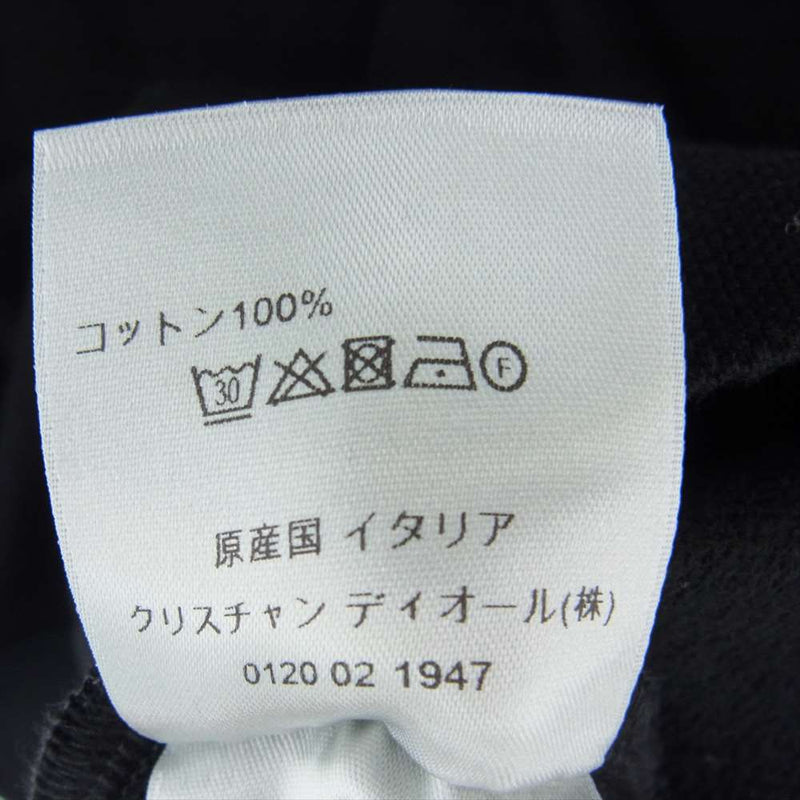 Dior ディオール 22AW 293J831A0455 ロゴ刺繍 ポロシャツ ブラック系 XL【中古】