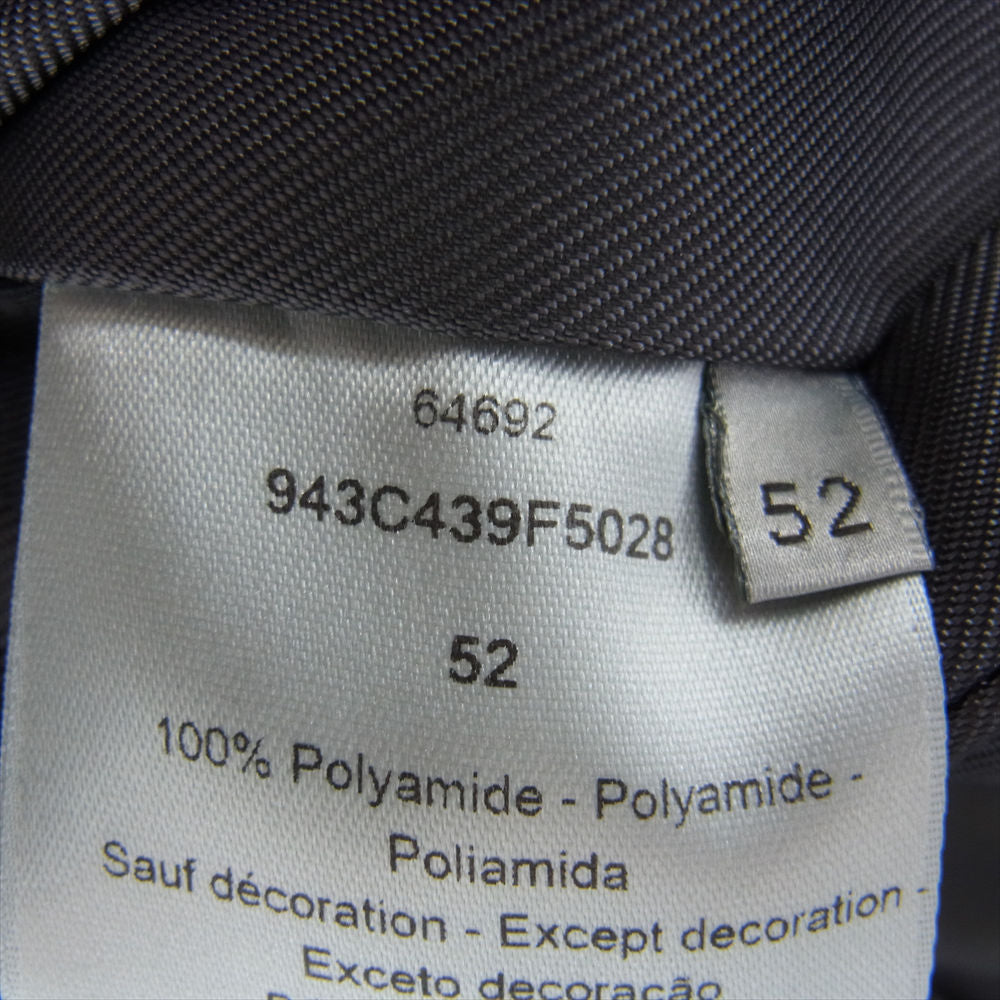 Dior ディオール 21SS 943C439F5028 FLOWERS ボンバージャケット フラワー ロゴ刺繍 ブルゾン グレー系 52【中古】