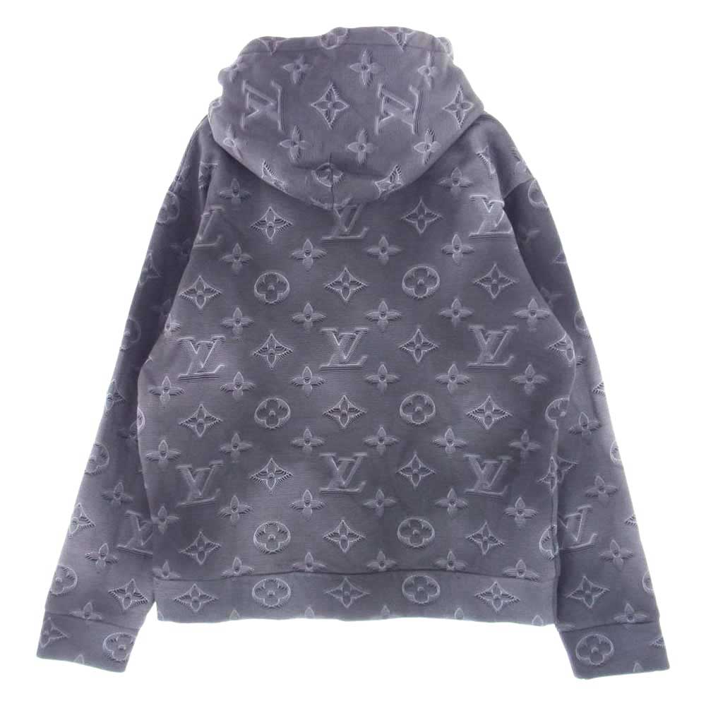LOUIS VUITTON ルイ・ヴィトン 21SS 1A8HDV 2054 Hoodie 3D モノグラム フーディ プルオーバーパーカー ダークグレー系 L【中古】