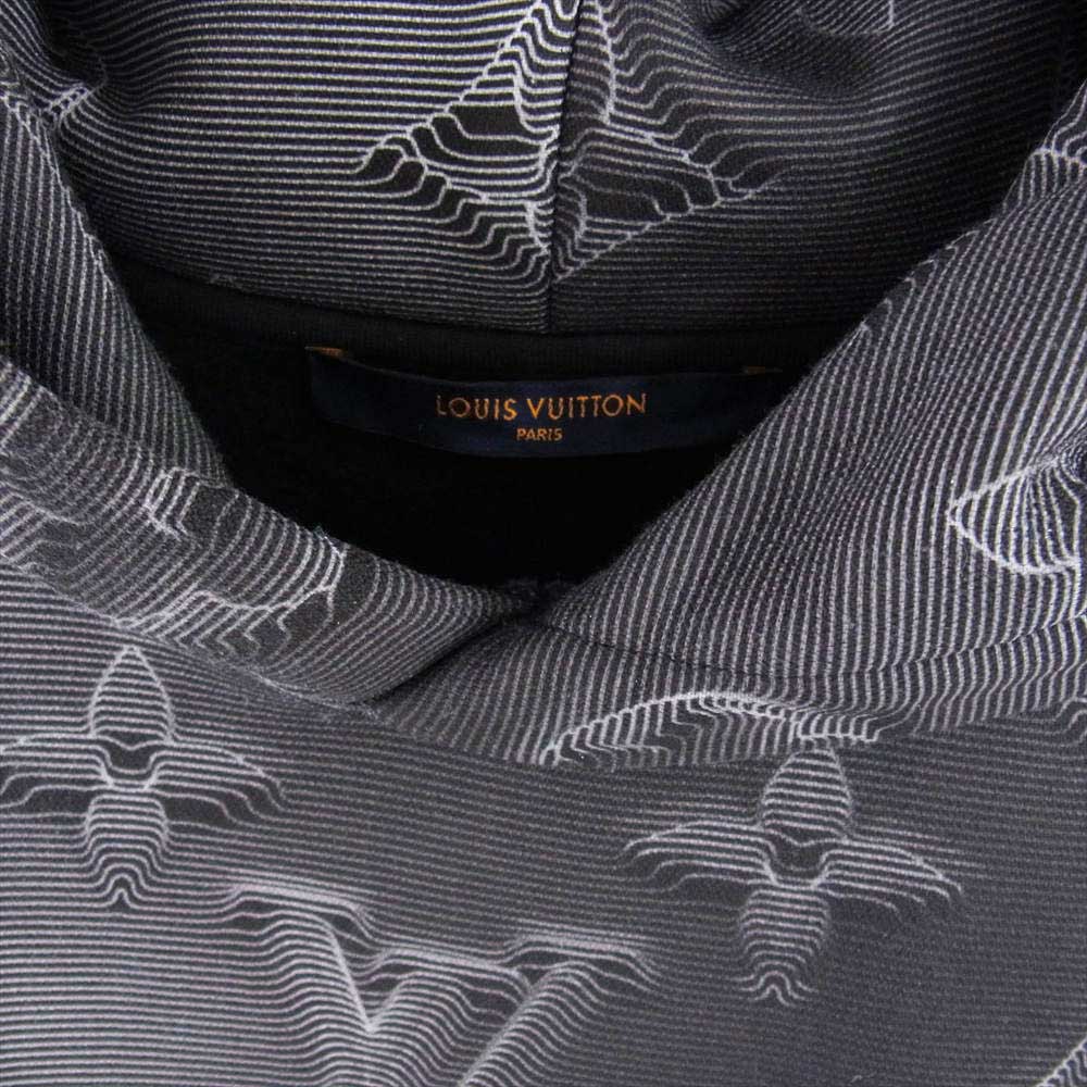 LOUIS VUITTON ルイ・ヴィトン 21SS 1A8HDV 2054 Hoodie 3D モノグラム フーディ プルオーバーパーカー ダークグレー系 L【中古】