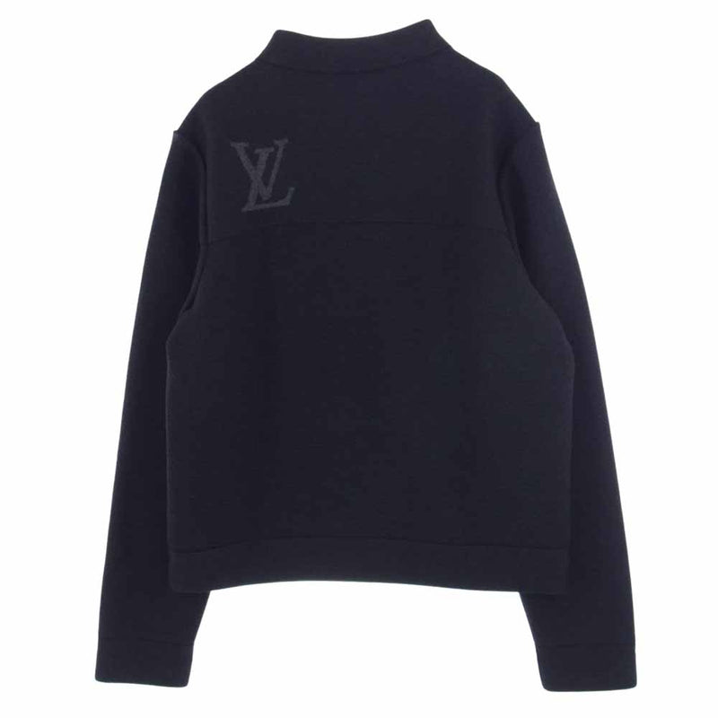 LOUIS VUITTON ルイ・ヴィトン 1A8WSF LV Knitted Blouson LVロゴ ニット ブルゾン ダークグレー系 XL【中古】