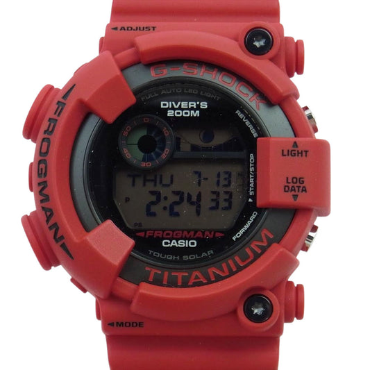 CASIO G-SHOCK カシオ ジーショック GW-8230NT-4JR FROGMAN フロッグマン 30周年記念モデル 第3弾 ダイバーズ ウォッチ 腕時計 レッド系【新古品】【未使用】【中古】